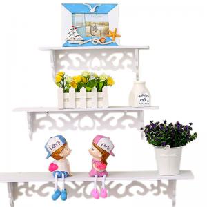 White PVC Home Decoration Display Shelf Storage Hanging China Manufacturer