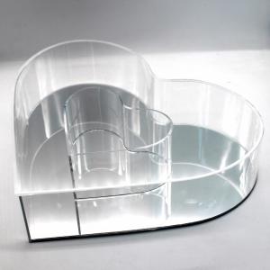 clear acrylic flower case/beauty box with acrylic case China Manufacturer