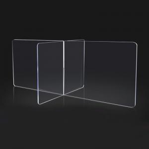 Custom PVC Desk Partition Isolation Board Transparent Acrylic Sneeze Guard for Office Cafe School