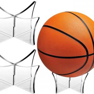 Basketball Stand Holder Football Stand Acrylic Ball Display Stand Clear Basketball Football Soccer S