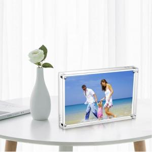 Acrylic 5X7 Picture Frames Horizontal Magnetic Double Sided Photo Frame
