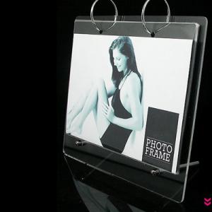 Customize pH-138 Clear Acrylic Calendar Photo Frame