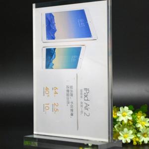 Clear A4 Acrylic Menu Holder