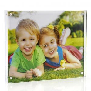 High Transparency Frameless Acrylic Picture Display with Magnet Customized acrylic Photo Frame