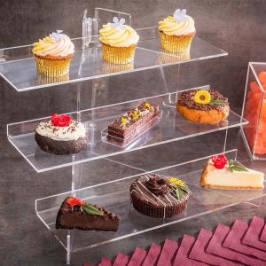 Acrylic food 3tire buffet stand CLAF-33