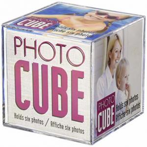 SGS Approved Acrylic Cube Photo Frame