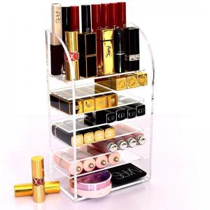 Free Standing Acrylic Makeup Cosmetic Display Rack