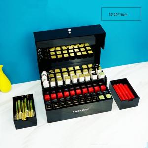 Fashion Design Drawer Acrylic Lipstick Storage Box Cosmetic Organizer