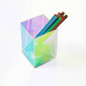 Iridescent Acrylic Sheet Pen Holder