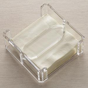 Lucite Clear Napkin Holder