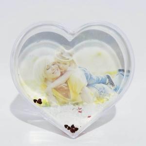 Heart Shaped OEM ODM Clear Acrylic Photo Frame