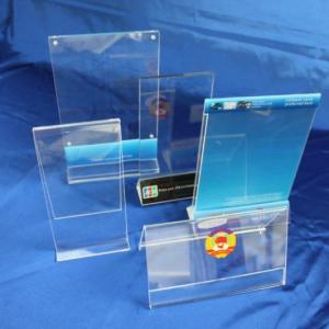 Customize Clear Acrylic Display Menu Stand