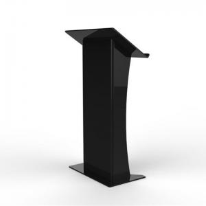 Acrylic lectern black CLLS-06