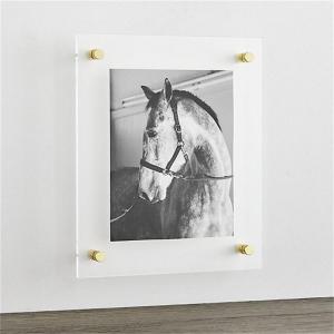 Custom Size Acrylic Wall Mount Acrylic Picture Frame Acrylic Sign Display Frame