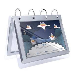 High Quality Factory Wholesale Clear Customized Desktop Display Holder Acrylic Calendar Holder