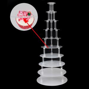 Grand Creative Wedding Party Tree Tower Acrylic Cupcake Display Stand