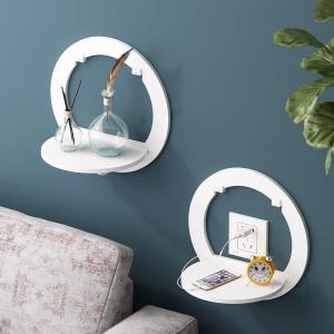 Home Decoration PVC Round Shelf Fashion Storage Rack China Manufacturer