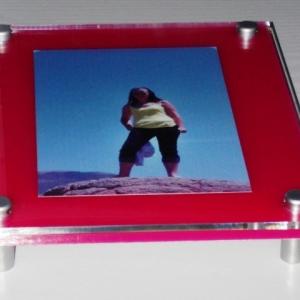 Customize pH-120 Clear Acrylic Wall Mount Photo Picture Frame