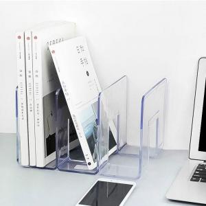 Hot Sale Acrylic Clear Desk Organizer Desktop Book Holder Clear Office File Organizer