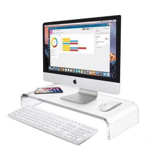 Simple U Shape Office Acrylic Notebook Laptop Stand Acrylic PC Computer Monitor Stand