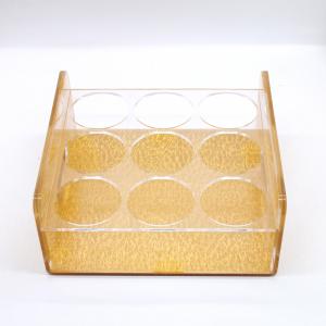 Clear acrylic wine bottle display stand Holder China Manufacturer