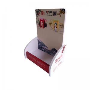 PVC display rack convenience store floor shelf China Manufacturer